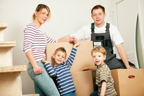 Careful handling of household items during a local Crofton Park move